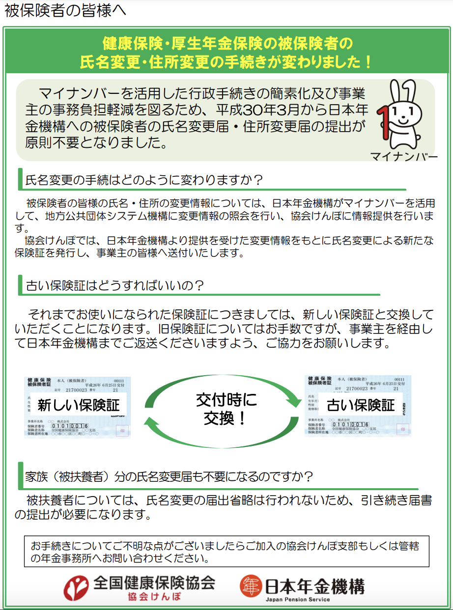 社会保険に加入している従業員が結婚をして氏名と住所が変更になりました。どうすれば良いですか? Jinji社会保険労務士法人 社会保険に加入している従業員が結婚をして氏名と住所が変更になりました。どうすれば良いですか? Jinji社会保険労務士法人